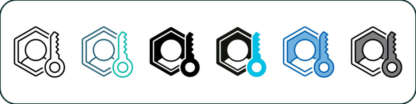 Authorization Single Icon Pack Multistyle