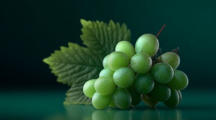 crisp green grapes