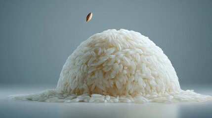 cooked white rice
