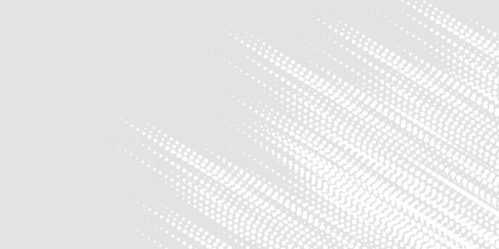 Gray abstract background with modern white dotted lines texture. Futuristic technology design. Vector illustration EPS. 2