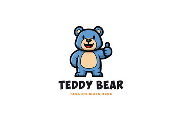 Mascot Modern Bear logo design