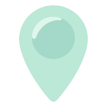 Green Location Marker UI Icon
