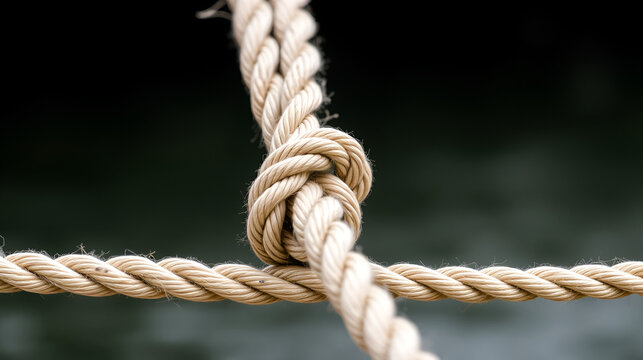 a rope with a knot