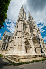 Fototapeta premium Famous Votivkirche church in Vienna, Austria.