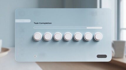 Modern task management interface design