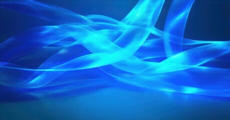 Abstract blue swirls, flowing lines create dynamic energy. Light gradients suggest movement, depth, modern aesthetic.