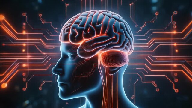 Artificial Intelligence Human Brain Interface with Digital Circuitry and Neural Network