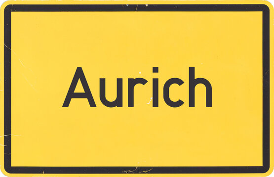 Ortsschild Aurich