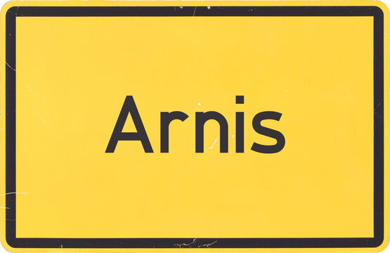 Ortsschild Arnis
