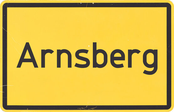 Ortsschild Arnsberg