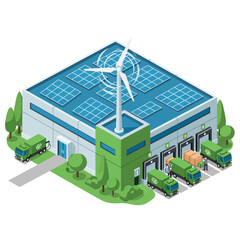 Sustainable Factory with Renewable Energy Sources.