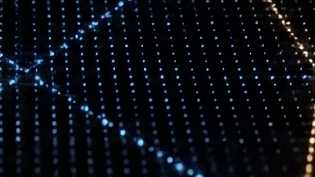 Cosmic Constellation Network Imagine stars forming intricate geometric patterns against a deep, contrasting void.