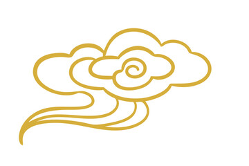 Traditional Chinese auspicious cloud pattern