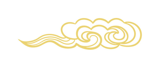Traditional Chinese auspicious cloud pattern