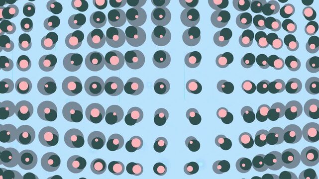 Micro Perforated Pink and Blue Plastic Sheets.