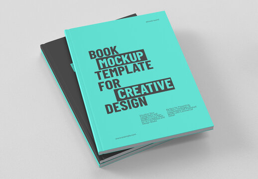 Book Cover Mockup Template Design