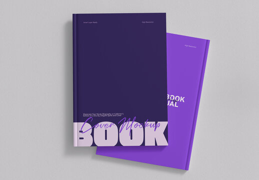 Stacked Book Cover Mockup
