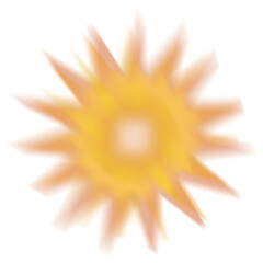 Naklejka premium An abstract star burst shape transparent design element.