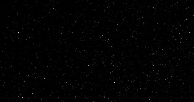 Space and stars, imitation. Twinkling of four-pointed stars.  Smooth rotation. Use for background and texture.