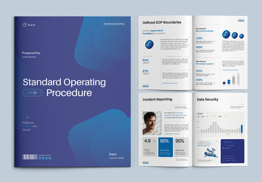 Professional Standard Operating Procedure Handbook Manual Template