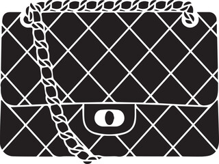 Luxury Quilted Designer Handbag Silhouettes for Fashion Branding