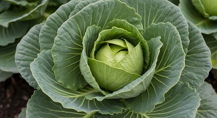 Fototapeta premium cabbage in the garden