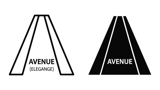 Avenue logo design elements
