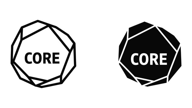 Geometric Shapes with Text CORE