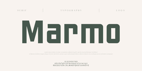 Marmo, Creative digital sport Modern Future Italic Alphabet Font. Typography urban style fonts for technology, digital, movie logo italic style. vector illustration  © Covecave