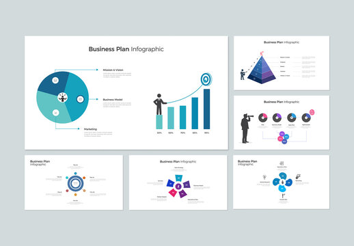 Modern Business Plan Infographic Presentation Template