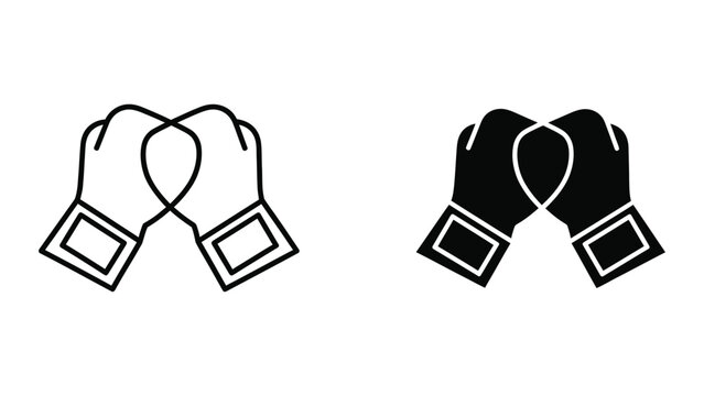 Boxing gloves illustration