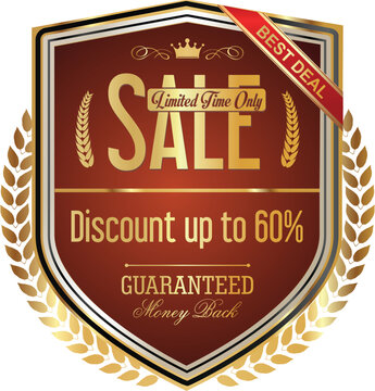 Limited time offer sale with discounts up to 60 percent guaranteed