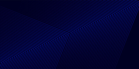 Blue arrows background. Abstract triangle gradient wallpaper. Repeated arrow stripes backdrop for flyer, banner, poster, presentation. Thin to thick linear game or sport texture. Vector masculine bg