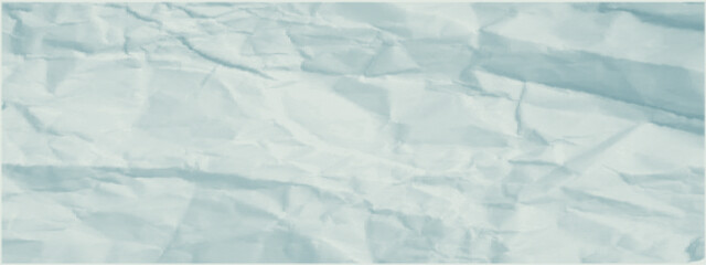 Obraz premium Crumpled blue kraft paper duotone. Modern dotted texture pattern, wrinkle surface. Minimal crushed page effect suitable, posters. Clean geometric halftone dots. Contemporary backdrop with copy space.