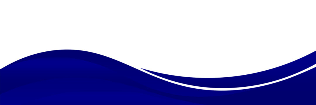 Vector dark blue line background curve element with white space for text and message design, overlapping layers, vector