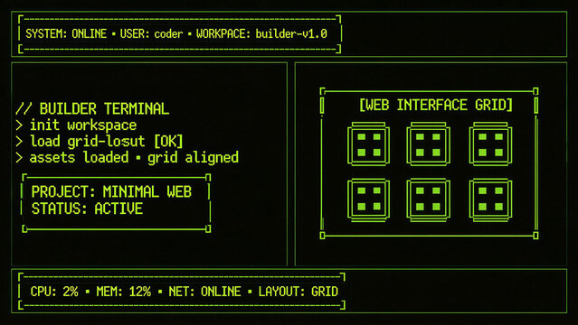 Technical Mono: Retro-Coder Aesthetic