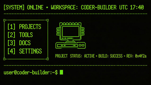 Technical Mono: Retro-Coder Aesthetic
