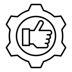 Obraz premium Like Icon