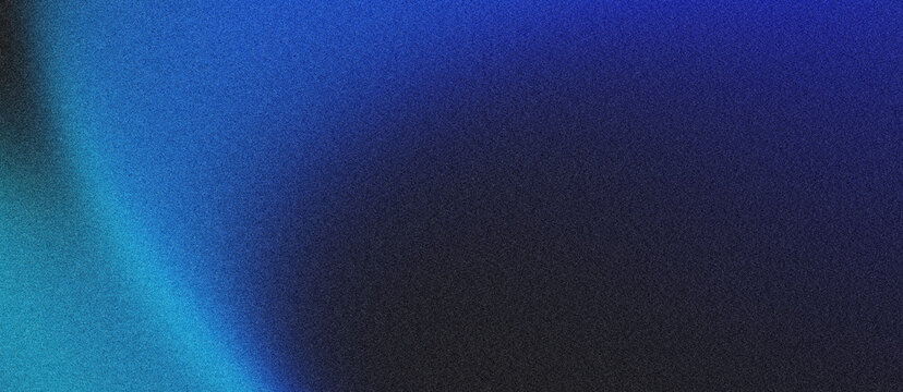 Vibrant blue and teal gradient background with griny noise texture, creating a dynamic and modern abstract texture for digital designs and creative projects.