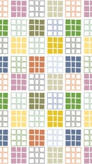 北欧風の背景イラスト　ナチュラルカラーの手描き風背景