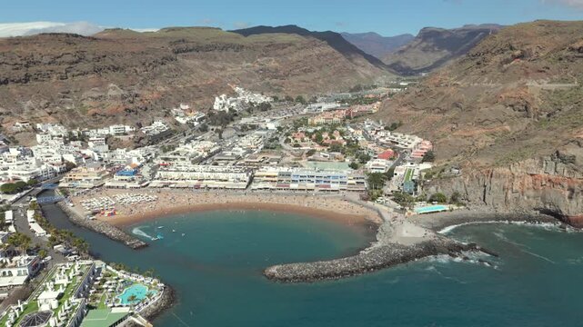 Fly with me across the Puerto de Mogan