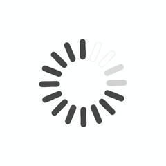 Fototapeta premium Abstract Loading Spinner Icon for Web and Mobile Applications