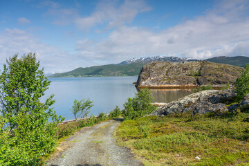 Badderfjorden at Badderen, Kv&aelig;nangen, Troms, Norway