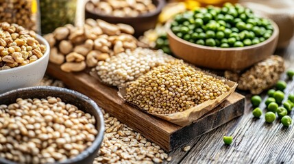 Obraz premium Variety grains legumes