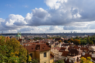 Fototapeta premium Über den Dächern von Prag 