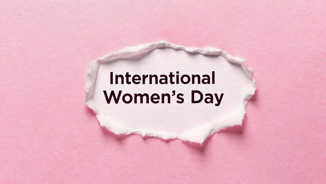 International womens day is celebrated on March 8 - text revealed 