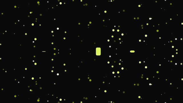 Space Scene with Stars and Bright Objects.
