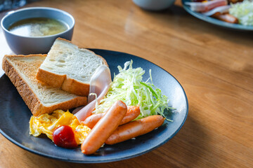 スープ付き洋朝食ワンプレート