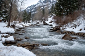 Streams Awakening from Winter Snow