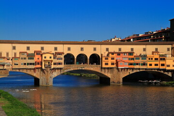 Obraz premium Ponte Vecchio over Arno rivet, Florence, Italy